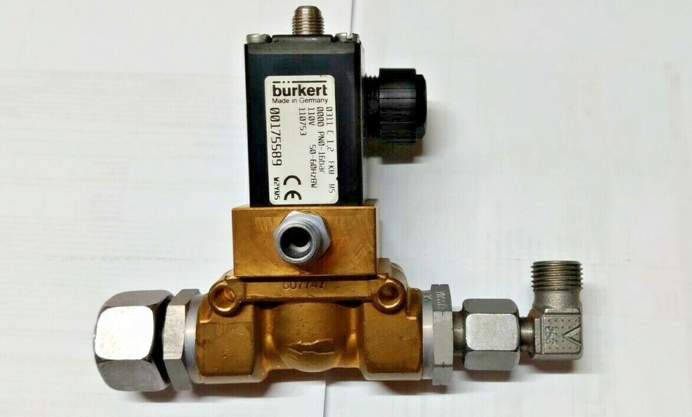 BURKERT 00175589 NEW OPEN VALVES 0311 C1,2 FKM MS 16BAR 110V 50-60HzBW 00175589
