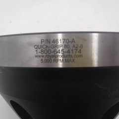 Royal Quick-Grip 80,A2-8 PN 46170 Accu-Length CNC Chuck W/O Round Smooth Collet