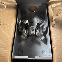 Siemens Ringless Type Meter Socket 200 A 4 Jaw 1-Phase Outdoor Use SUAT317-0G