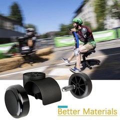 Stemless Office Chair Casters 2in Silent Rolling Wheels Replacement 5PCS Set New