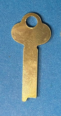 Ilco 1326 Nickel Silver Flat Key Blank uncut (1 Key)