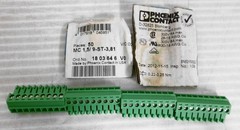 Phoenix MC 1,5/9ST-3,81 PCB Connector 9Pin 300V 8A Max 28-16/30-14AWG (Lot of 4)