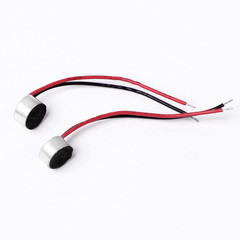10Pcs 6Mm X 3.5Mm 2-Wire Electret Condenser Microphone with 3.5Mm Jack, High Sen