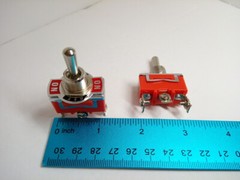 Pack of 2 E-TEN1122 15A 250V AC 3PIN ON-OFF-ON Power Toggle Switch Rocker Button