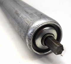UNKNOWN BRAND CONVEYOR ROLLER, BF 15 5/8″, 1 7/8″ OD, 5/16″ HEX SHAFT