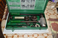 Greenlee Ratchet Knockout Driver Set 1904/1906SB with Case