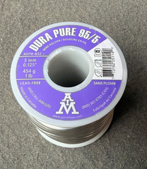Dura-Pure 95/5 Lead-Free 0.125Inch Solid Solder Wire for Plumbing Repairs (454G)