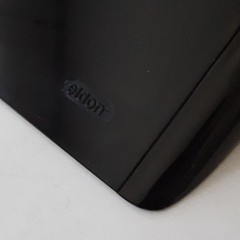 Vintage Modern Eldon II Black Plastic Wall Mount File Organizer 3 Tier Retro