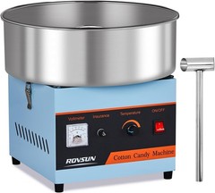 ROVSUN 15″ Commercial Cotton Candy Machine Maker Floss Pink 980W Family Party