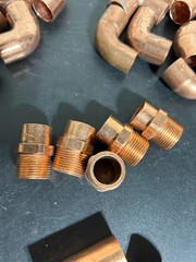 75 -NIBCO MUELLER EPC 3/4″ COPPER FITTINGS SWEAT SOLDER MADE IN USA