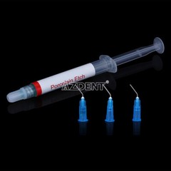Dental Lab Porcelain Etch Gel 9.5% Hydrofluoric Acid Etchant Syringe 2.5 ml