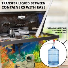 Automatic Fuel Transfer Pump with Auto-Stop, 3X More Powerful D Battery Power…