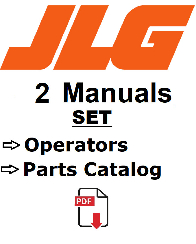 JLG Lull 644D-34 Telehandler Operators Operation Manual Parts Catalog PDF USB