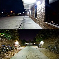 6 Pack 125W LED Wall Pack Light with Dusk-to-Dawn, Commercial Security Lighting