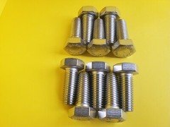 M12 X 1.75 – 30mm Stainless Steel Metric 12 x 30 Hex Head 10 Bolts Screw Unbrako