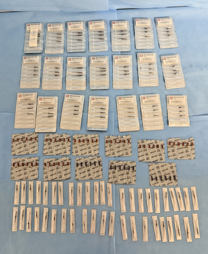 Brasseler ESX Edges equal + LEXICON Endodontic Rotary Dental Files LOT OF 172