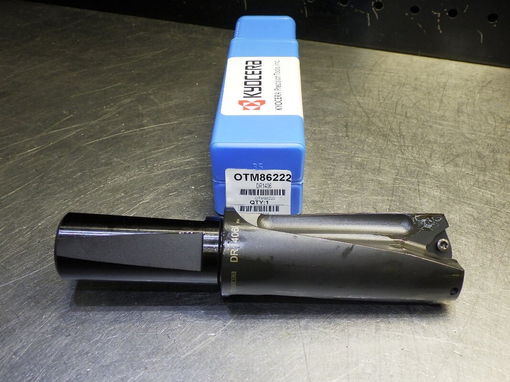 Kyocera / SGS 1.4060″ Coolant Thru Indexable Drill 1″ Shank DR1406 (LOC3567)