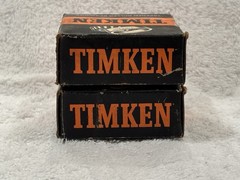 2x NOS TIMKEN L44649 L44610 44649/44610 Taper Roller Bearings In Original Boxes