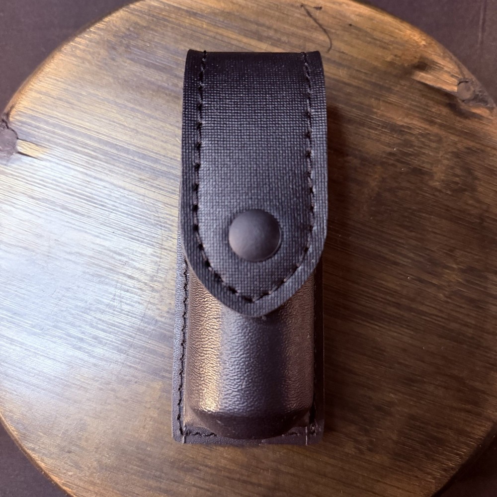 Safariland Mace OC Duty Pouch 38 STX Black Leather Pepper Spray Holder