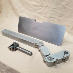 D-D Work / Tool Rest for Pheer 454 Knife Belt Grinder – 14″ Table