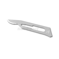 Sterile Surgical Carbon Steel Blades Scalpel Handle Dental Instrument 100Pcs