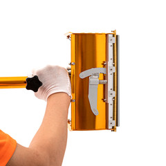 Drywall Flat Finishing Box Tool With Adjustable Rod 3.44-5.51ft For Wall Ceiling