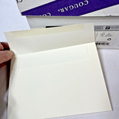 Cougar Natural A7 Envelopes 250 pk for 5X7 Invitation 60lb WECS726 5.25×7.25 BOX