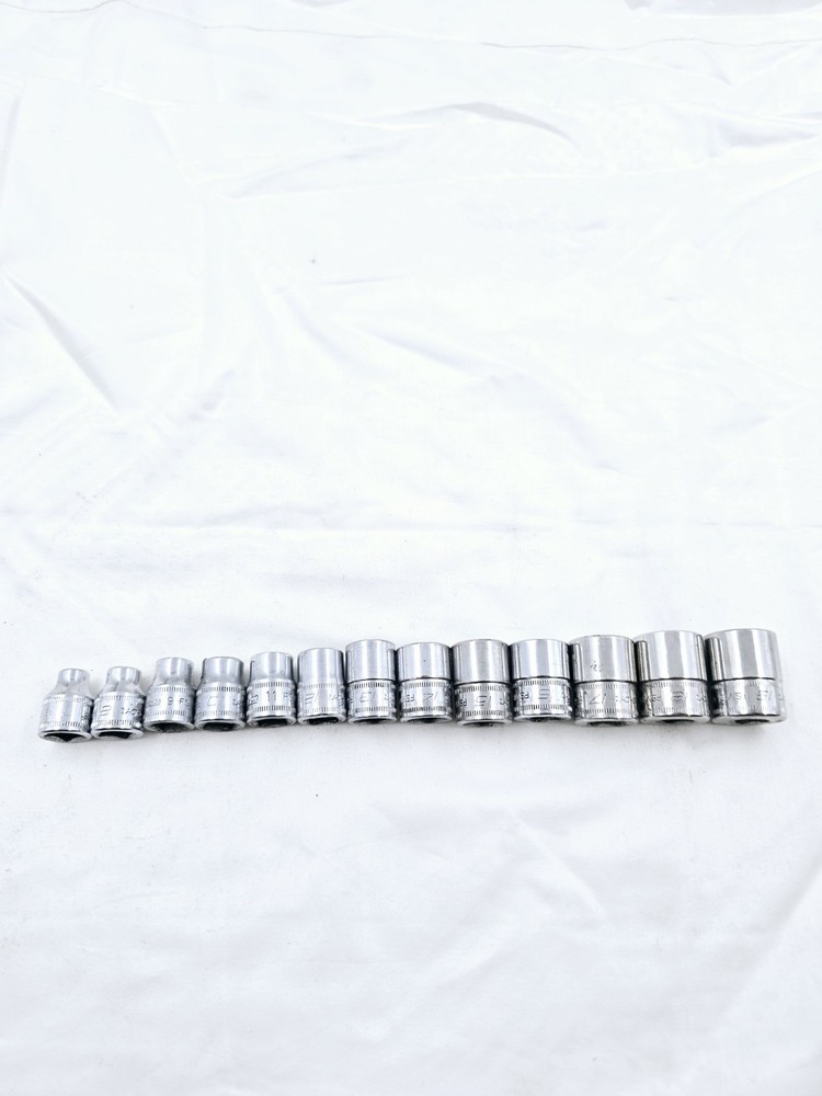 Snap-On 3/8″ 6 Point Shallow Socket Set 7-19 mm FSM