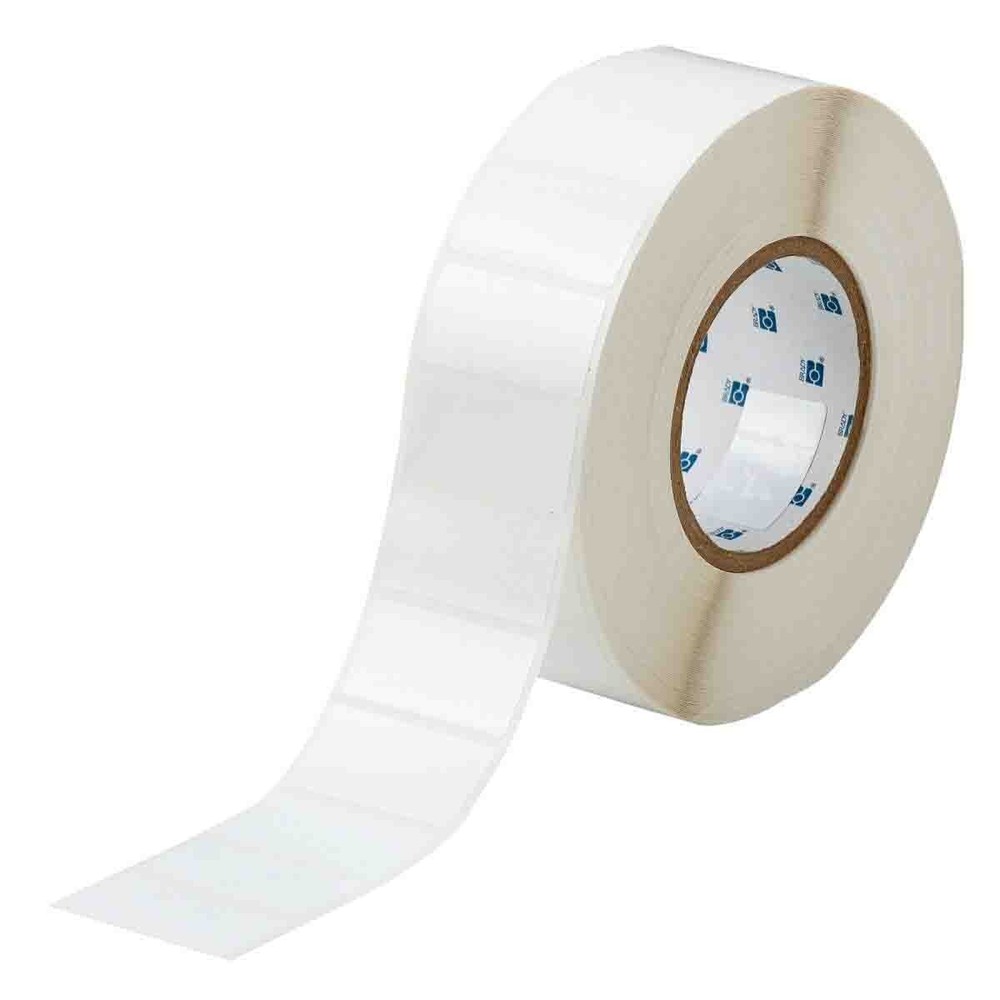 Brady Tht-17-483-3 2″ X 1″ White Label, 3″ Core High Adhesion Glossy Polyester