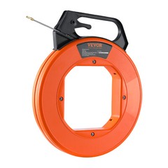 VEVOR Fish Tape Wire Cable Line Puller 100ft 3/16in Fiberglass High Plastic Case