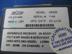 LeCroy OE325 950 to 1600nm, DC to 1.5 GHz, O/E Converter