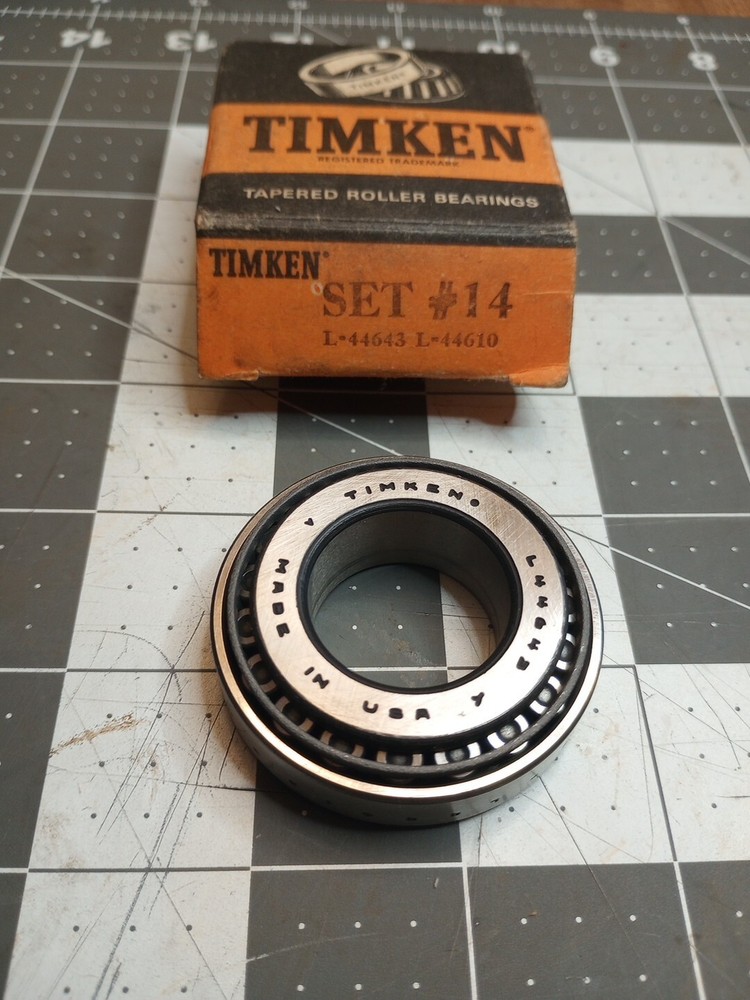 New Timken Set 14 (L44643/L44610) Cup & Cone Set
