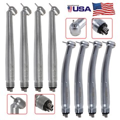 1-5* Dental Standard / 45° Angle Head High Speed Handpiece Air Turbine 4Holes