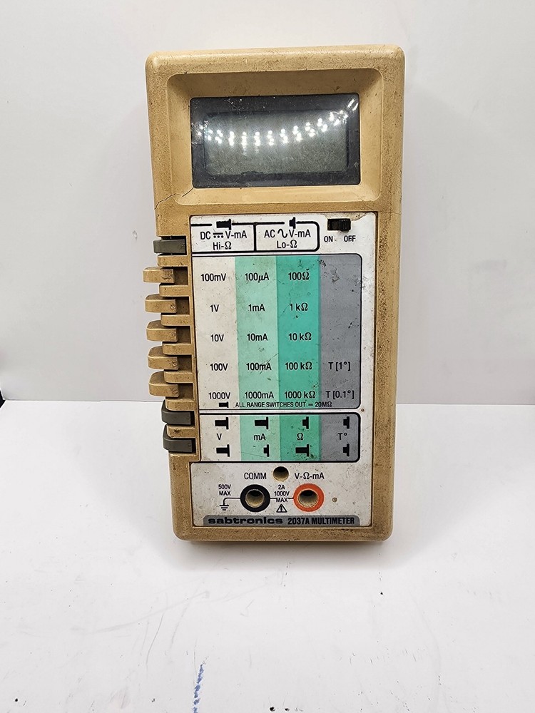 VINTAGE Sabtronics 2037A Multimeter