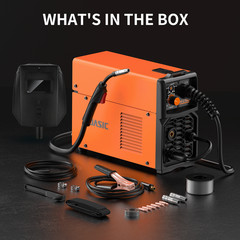 JASIC Welder MIG100 2IN1 Gas/Gasless MIG Welding Machine 110V Portable w/Synergy