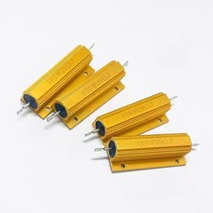 1Pc 0.01Ω to 620KΩ RX24-100W Watt Power Metal Resistor Tube AMP Test Dummy Load