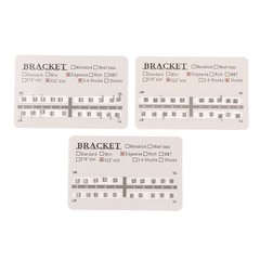20pcs/set Dental Orthodontic Mini Edgewise Metal Bracket with/no hooks