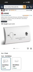 Kidde Firex Carbon Monoxide Alarm KN-COB-LP3 / 9C05-LP3 (9CO5-LP3)