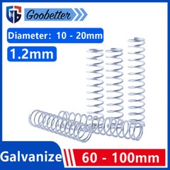 1.2mm Wire Dia Compression Springs Galvanize Spring Steel Diameter 10 – 20mm