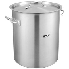 Stainless Steel Stockpot, 42 Quart Large Cooking Pots, Cookware Sauce Pot with B