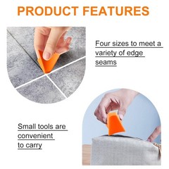 That Silicone Tool, Caulking Caulk Remover Orange 4size