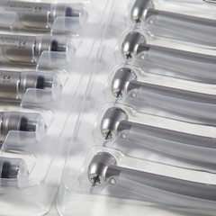 10 PCS Dental LED E-Generator Fiber Optic High Speed Handpiece 4 Hole NSK Style
