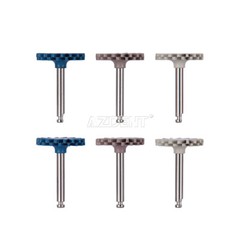 AZDENT Dental Composite Diamond Polishing Burs Disc Coarse/Medium/Fine RA 2.35mm