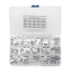 300pcs Cylindrical Pin Locating Dowel Pins Solid M2 M3 M4 Kit Stainless Steel