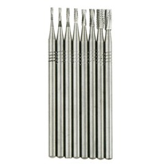 US WAVE Dentistry Drill Tungsten Carbide Burs Straight Fissure Bur For Low Speed