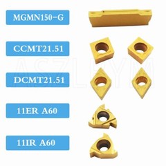 3/8″ 10mm Shank Indexable Carbide Lathe Turning Tool Holder Set Cutting Tools