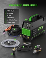Household Non-Touch HF CUT50,110/220V Plasma Cutter with Mask&Gloves USA Stock