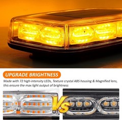 72 LED Roof Top Strobe Light Bar for Tow Trucks & Emergency Vehicles