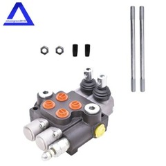 2 Spool Hydraulic Control Valve Double Acting 13 GPM 3600 PSI SAE Ports 3600Psi