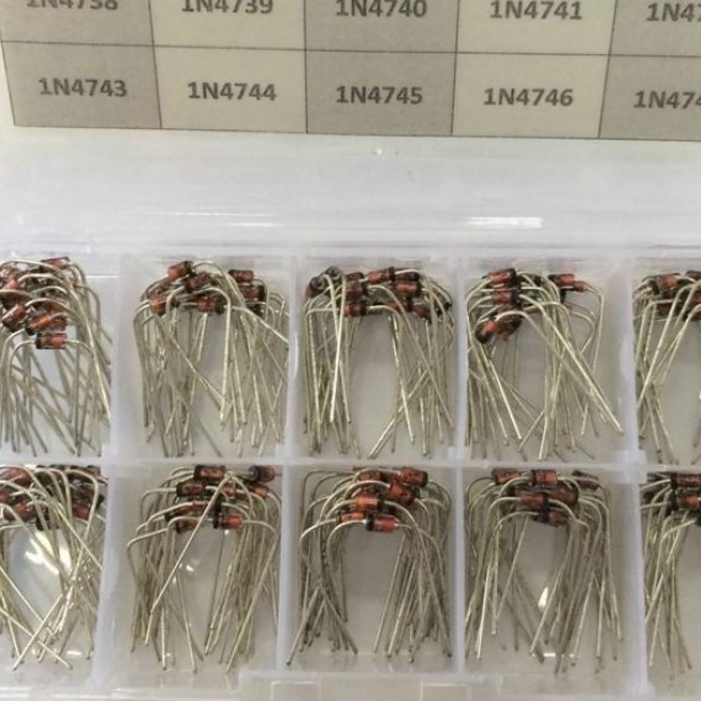 200pcs/Box 8.2V~22V/1W 10*20 Values 1W Zener diode Assorted Kit 1N4738~1N4748 M